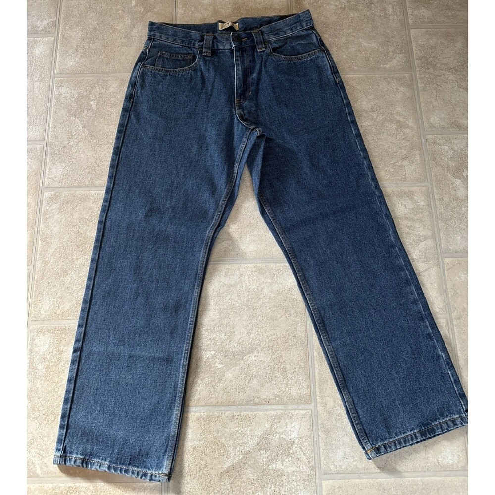 Blue Mountain Jeans Mens Size 32x30 Medium Wash Relaxed Fit Straight Leg